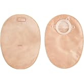 ConvaTec Sur-Fit Natura + Two-Piece Closed-end Pouch with Charcoal Filter 2-1/4" Flange, Opaque (Box of 30 Each)