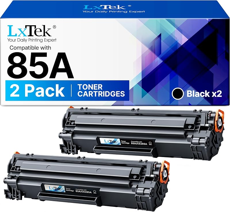 LxTek CE285A Compatible Toner Cartridges 2 Pack for HP 85A LaserJet Pro P1102