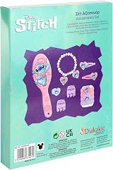 TDL 11pc Lilo & Stitch Jewellery Hair Accessories Set Girls Pink Gift Kit view 3