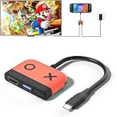 Switch Dock for Nintendo Switch 2,Portable TV Docking Station Replacement with 4K/60HZ HDMI TV USB 3.0 Port and USB C Charging,Compatible with Nintendo Switch/Switch 2/Switch OLED Steam Deck and More
