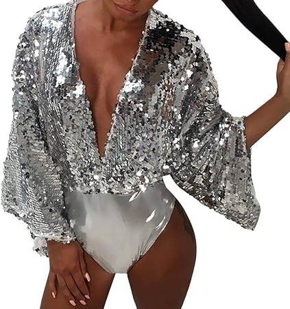 sequin romper amazon