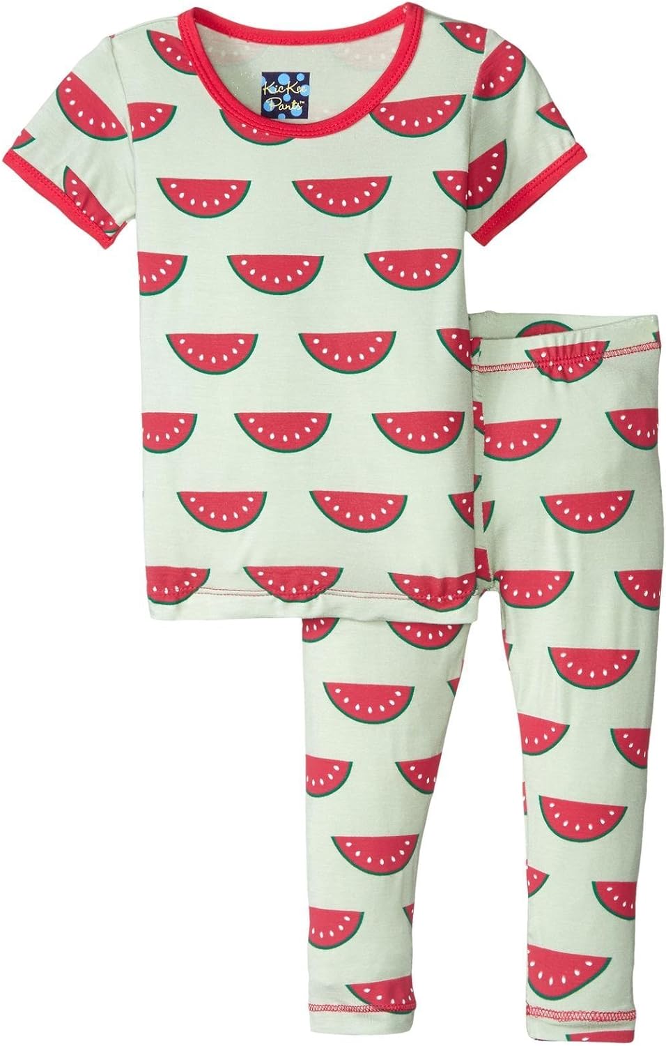 baby girl short sleeve pajamas