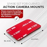 Neutrade 6pk VHB Sticky Pads for GoPro Helmet Mounts Dashcam Replacement view 2