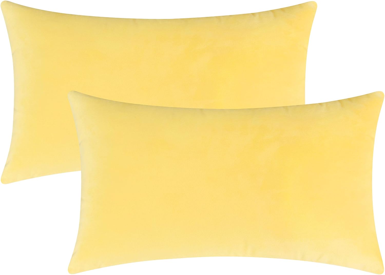 Mixhug Set of 2 Cozy Velvet Rectangle Decorative Throw