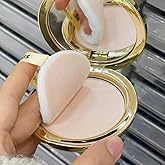 Finishing Pressed Powder with Mirror and Puff, Translucent Matte Finish, Oil Control, Long-Lasting, Silky Smooth, Portable for Travel, 3-Piece Set