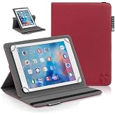 SafeSleeve Universal Tablet Case for 9-10" Devices - Card Holder, Red | 5G Shielding, Card Data Protection, Shockproof - Universal Fit, for Women and Men