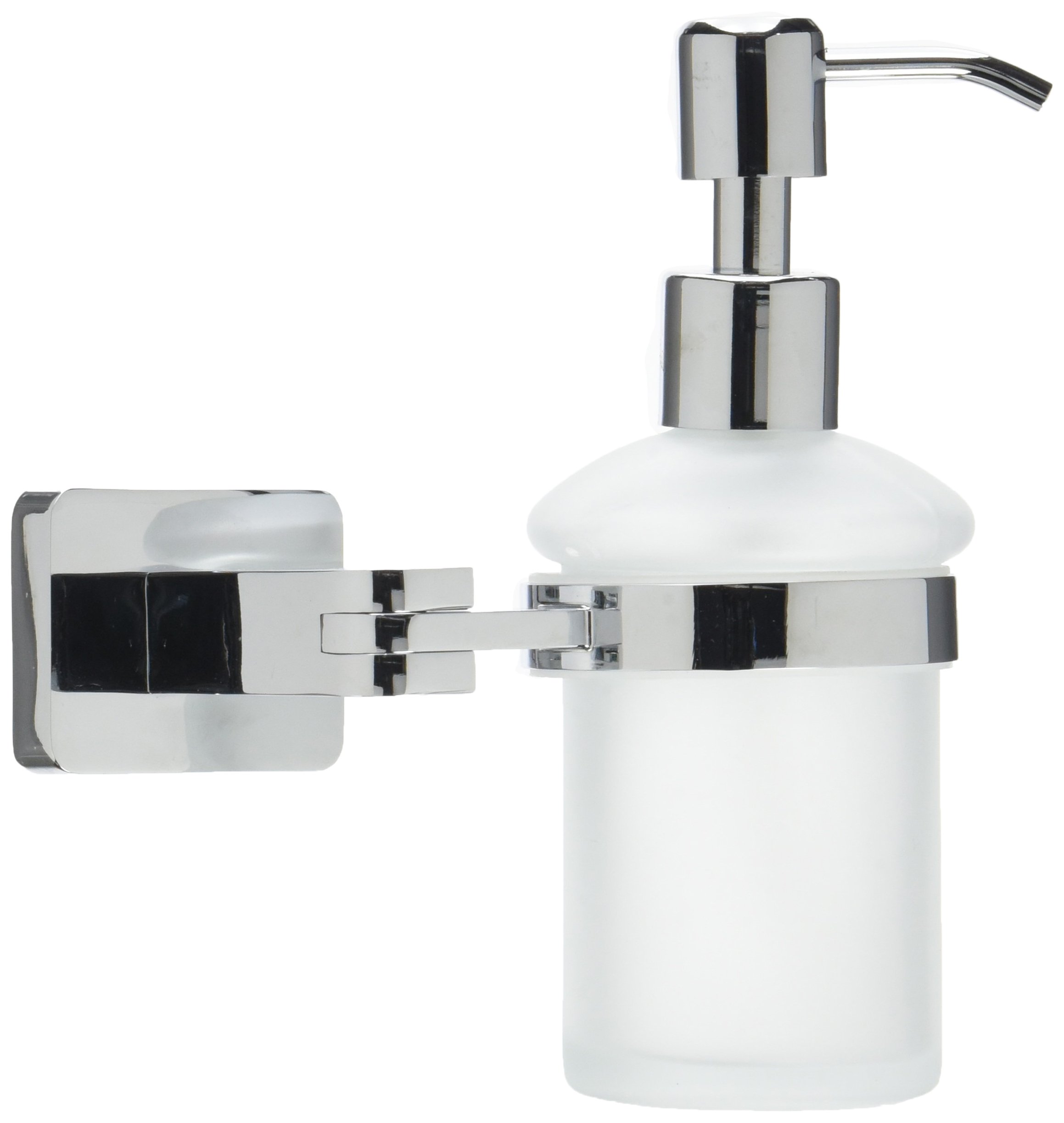 MSV "Bari Brass Soap Dispenser, Silver