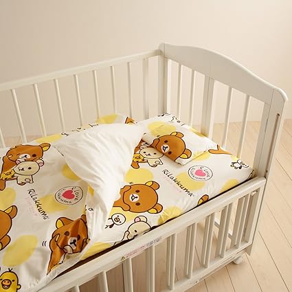 Amazon 西川リビング リラックマ組布団ミニサイズ イエロー ベビー 布団セット ベビー マタニティ 通販