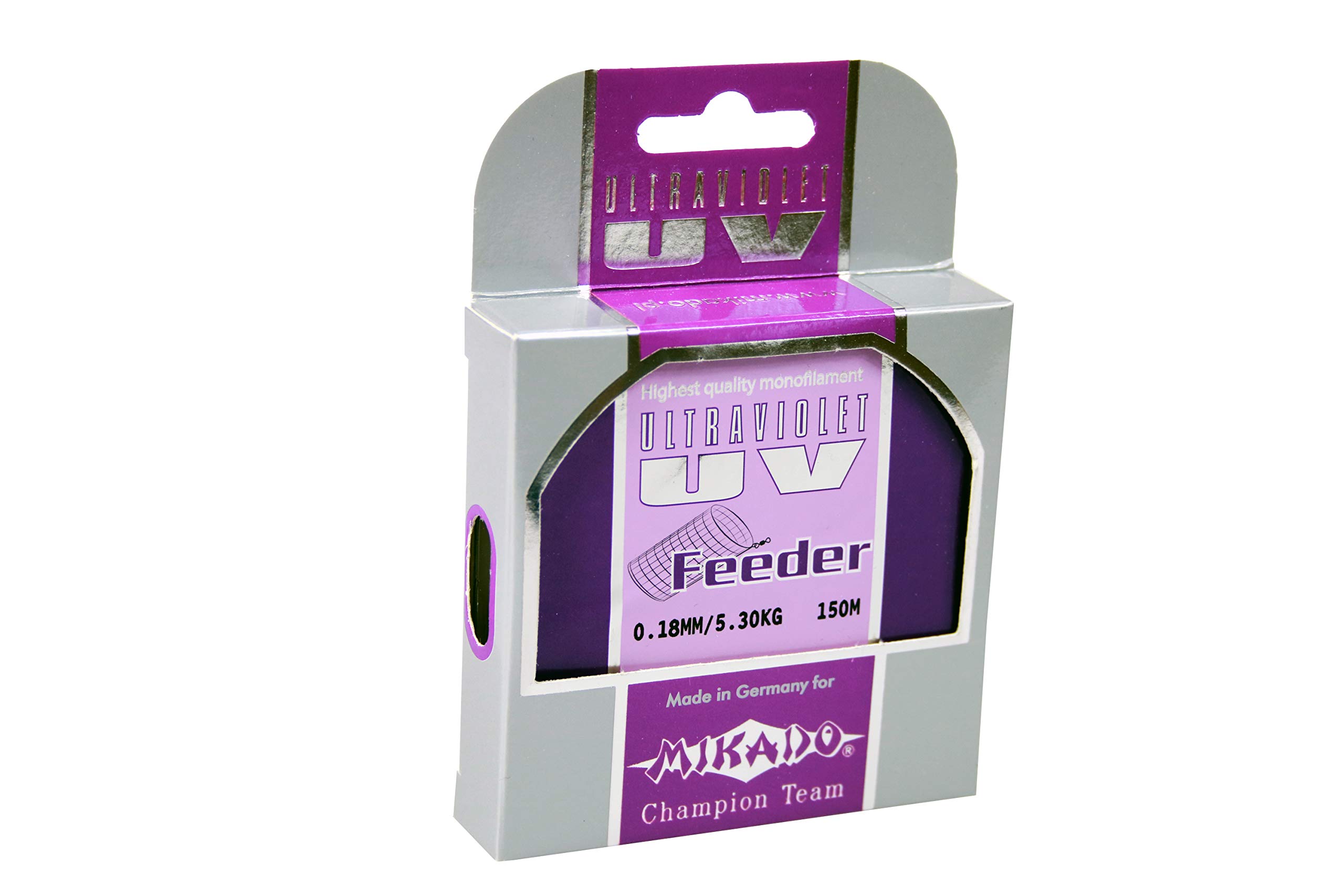 Mikado Fishing Line Ultraviolet Feeder 0.16-0.28 mm Carp Line Feeder Line Spool 150m, brown, 0.18mm / 5.30kg / ZXF 018