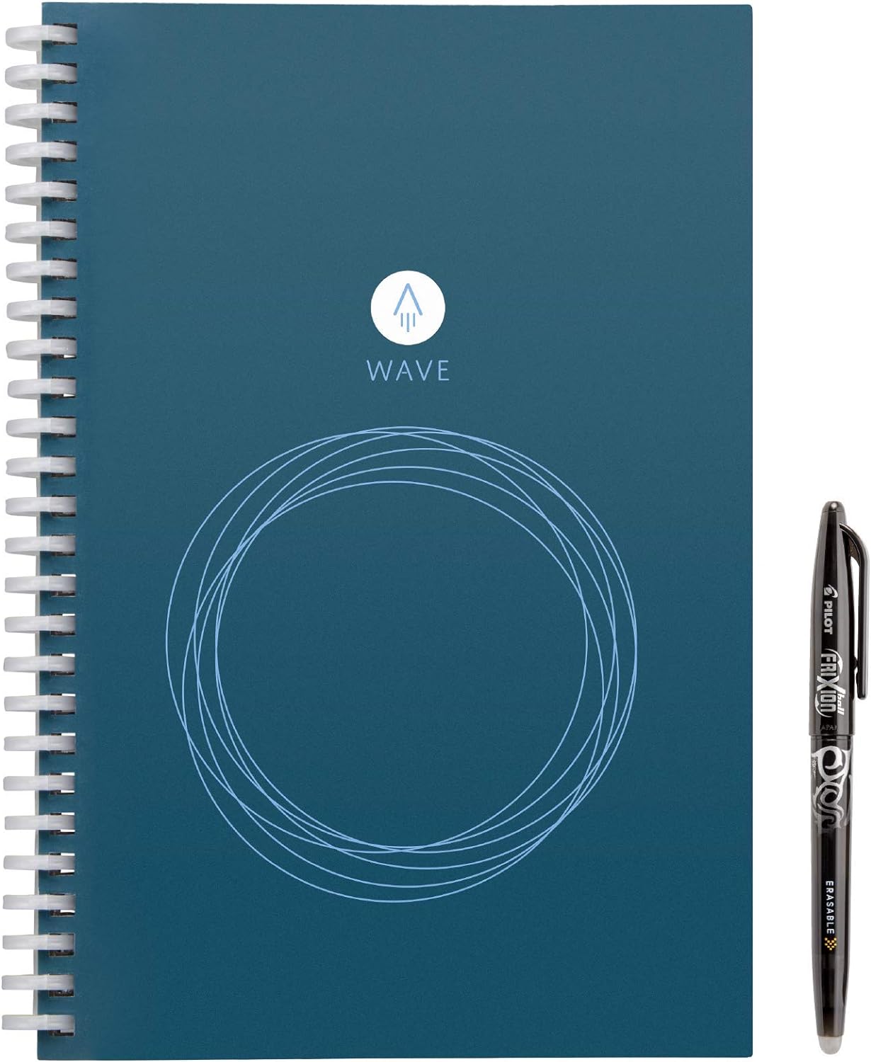 Rocketbook Wave Smart Notebook - Dotted Grid Eco-Friendly Notebook with 1 Pilot Frixion Pen Included - Executive Size (6" x 8.8")