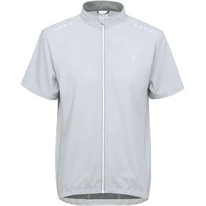 Little Donkey Andy Men's Short Sleeve Cycling Jersey Quick Dry UPF 50+ | Breathable UPF 50+ Cycling Top With Reflective Zippe