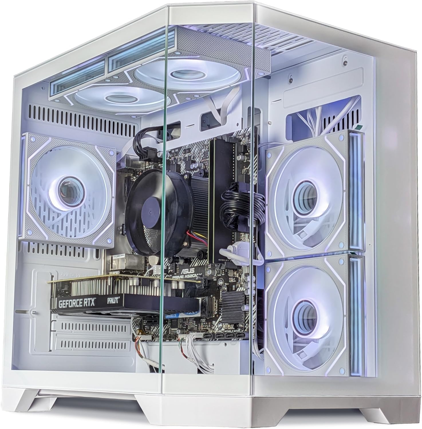 Ionz Gaming Pc 2025 - Rear I/O Panel Showing Usb Ports And Graphics Card Outputs