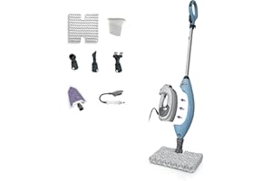 Shark Lift-Away 5-in-1 Steam Mop with Detachable Handheld Steam Cleaner, for Whole Home Cleaning including Sealed Hard Floors, Kitchens, Bathrooms, Upholstery, Cars, Grout & more, Blueberry, S3972BRN