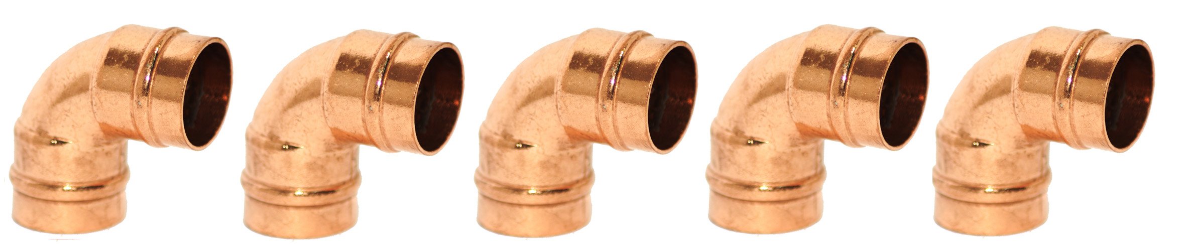 Plumb-Pak PF54-5AMZ Pre-Soldered Elbow 15mm - Pack of 5