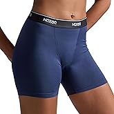 Woxer Womens Baller 5" High Waisted Boy Shorts Underwear – Seamless Boxer Briefs, Boyshort Panties, No Show Women’s Boxers