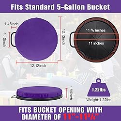 Foxtune 360-Degree Swivel Bucket Seat, 5 Gallon