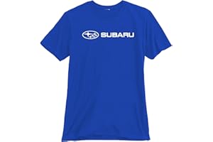 Subaru Genuine Official Basic Blue Tee T Shirt Impreza Sti WRX Ascent Legacy Outback Forester BRZ Crosstrek New OEM Racing (Large)