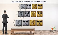 4 Piece Set Bedroom Wall Decor Love Heart Gray 3D