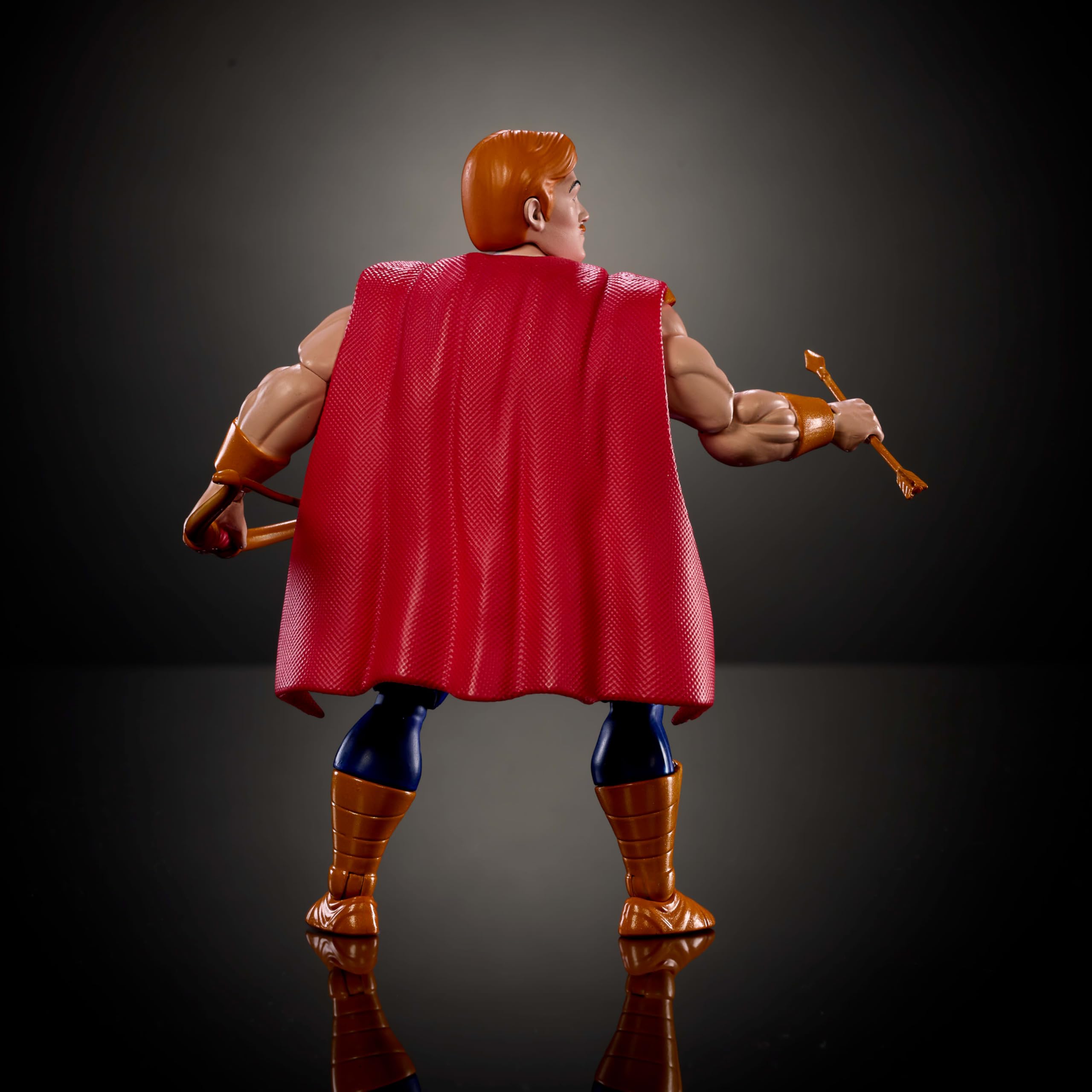 Masters of The Universe Origins Actionfigur Bow aus der Cartoon-Kollektion, ca. 14 cm groß, 1980er Motu Prinzessin der Macht TV Bogenschütze, detailreiches Design, Pfeil & Bogen, JBM94 5