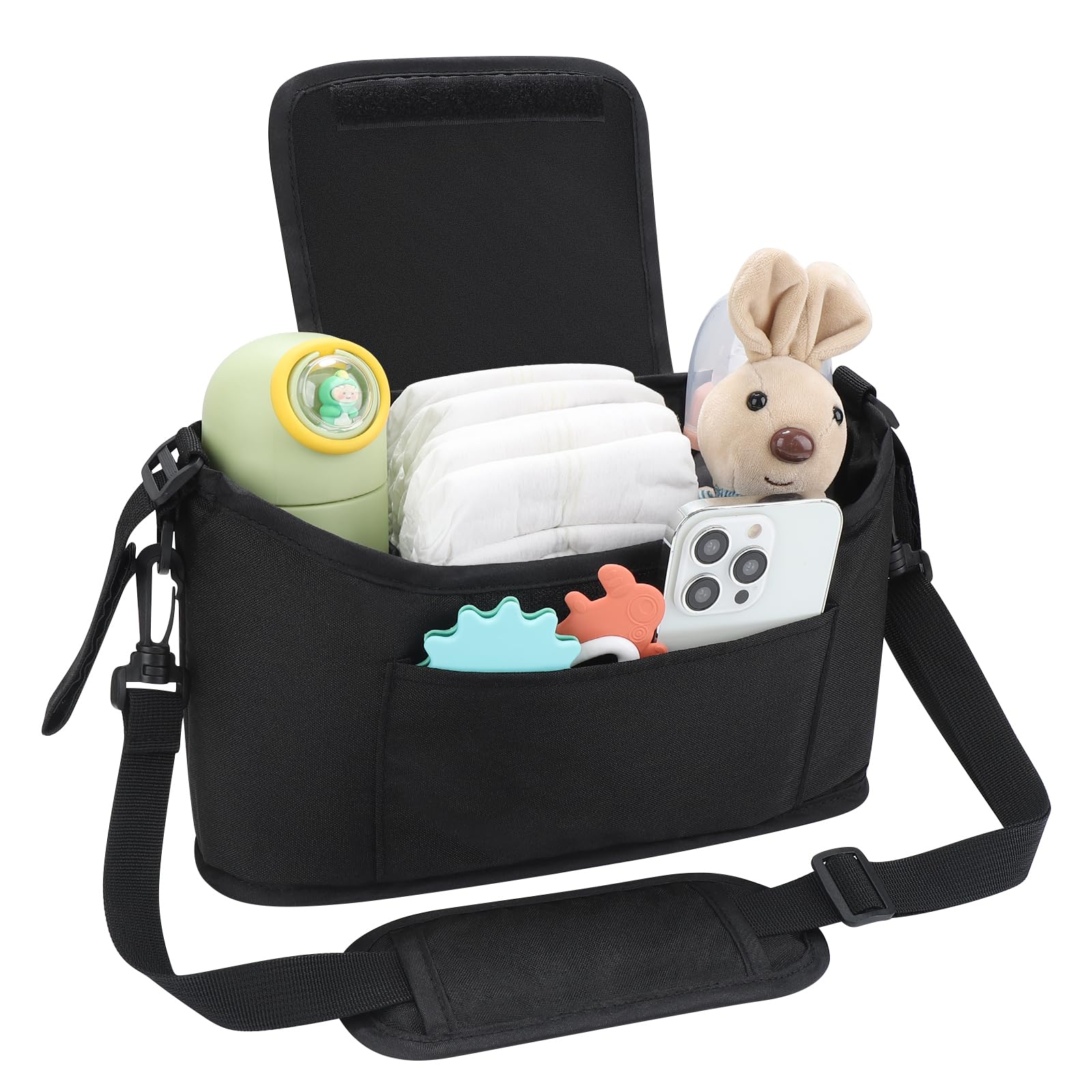 Photo 1 of Accmor Universal Stroller Organizer, Stroller Bag Caddy Organizer, Stroller Organizer Accessories for Uppababy, Baby Jogger, Nuna, Doona, Britax Strollers