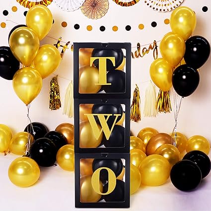 Amazon Com 2 Anos De Edad Bebe Nina Fiesta De Cumpleanos Globos Cajas Decoraciones Dos Letras Con Globos Para Ninos 2 º Cumpleanos Fiesta Foto Shoot Prop Decoraciones Suministros Health Personal Care