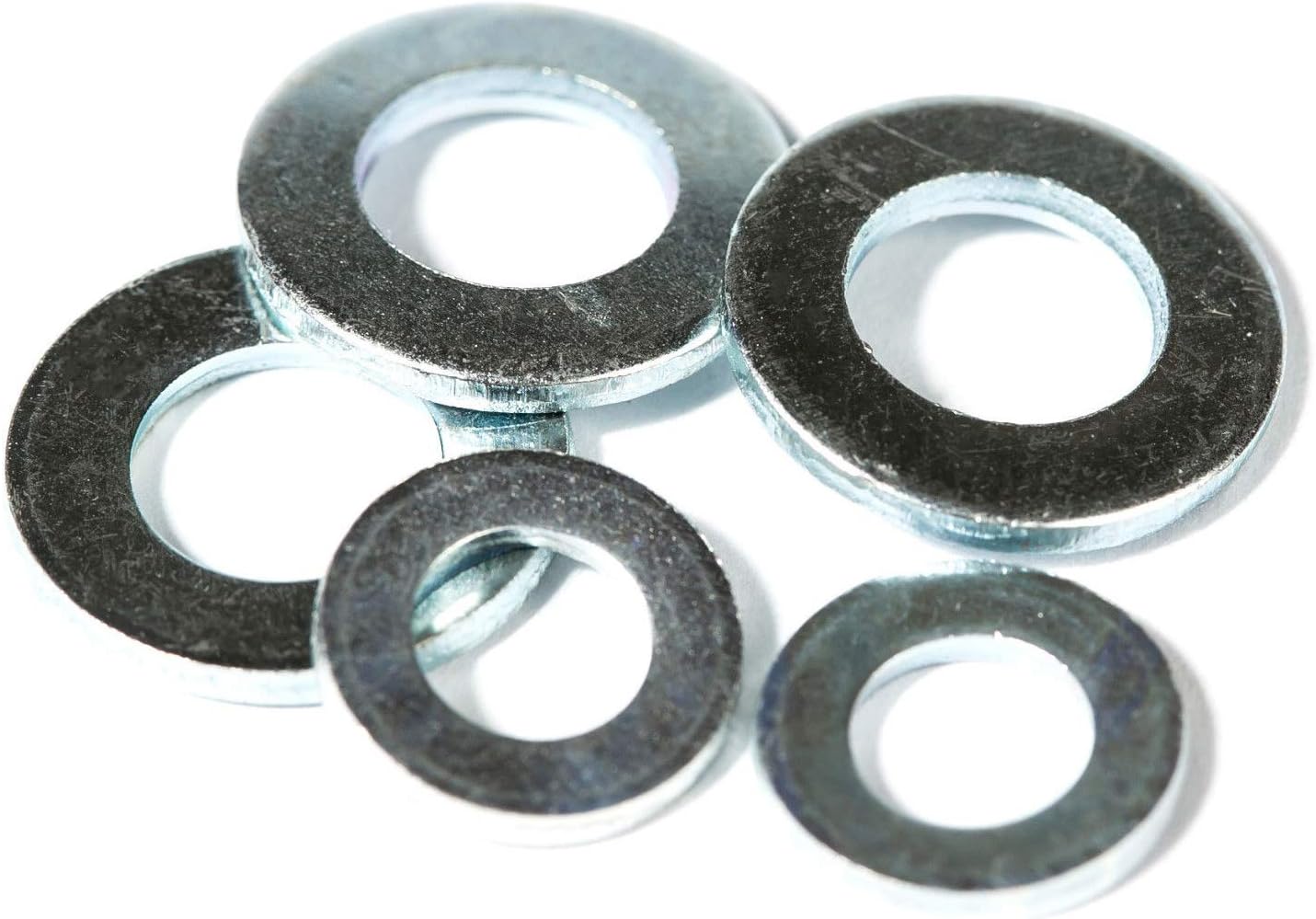 M5 (5mm) Flat Washers Form A Type - Steel (Pack of 50)