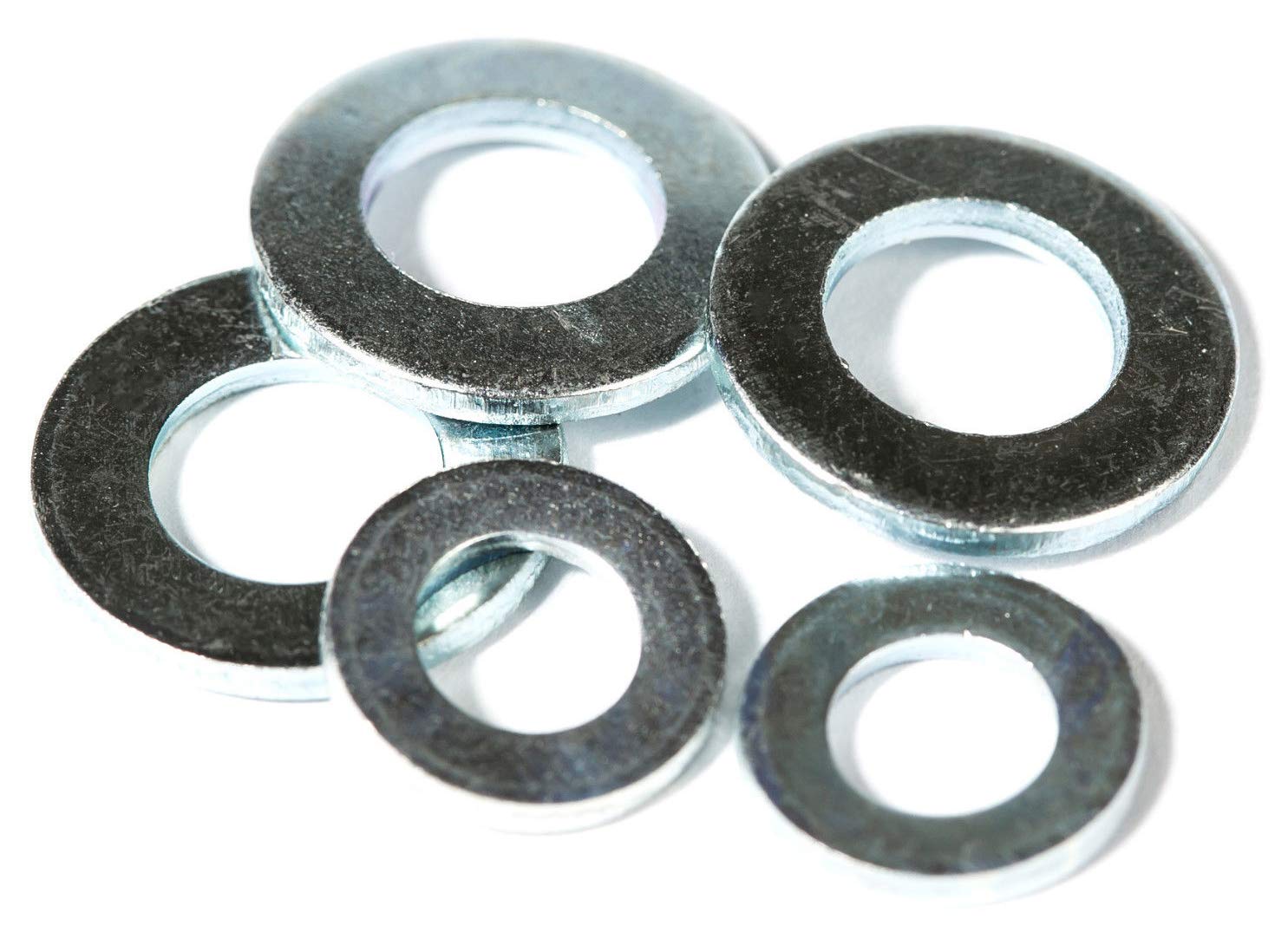 M5 (5mm) Flat Washers Form A Type - Steel (Pack of 50) A01D