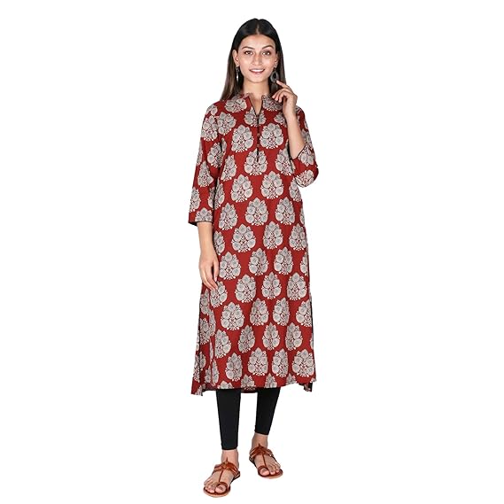 Amazon maroon kurti Clearance