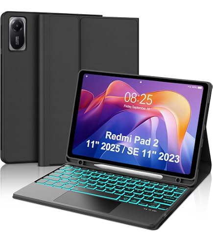 Amazon.com: GYSDCAZ Keyboard Case for Redmi Pad 2 2025/Redmi Pad