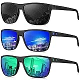 KALIYADI Polarized Sunglasses Men, Lightweight Mens