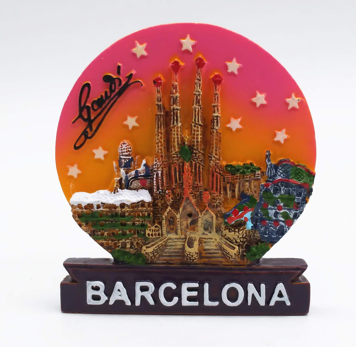 MUYU Magnet Sagrada Familia Catedral Barcelona España 3D imán de ...