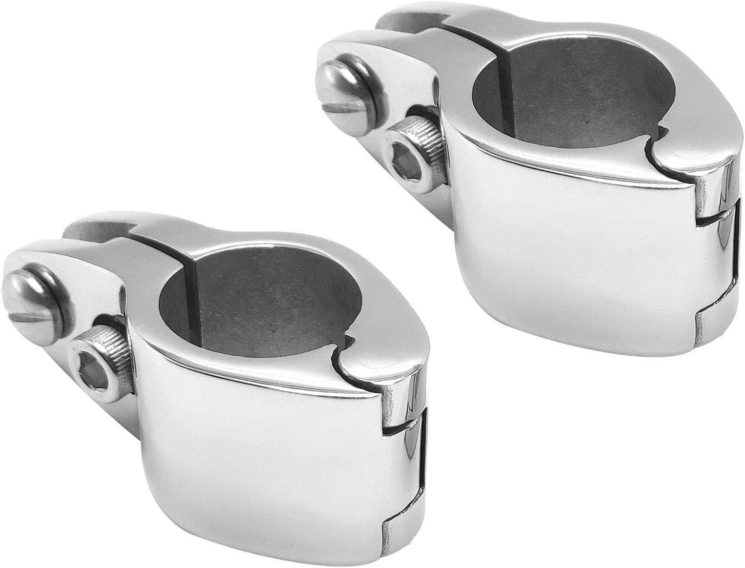 Amadget Bimini Top Hinge Rail Mount, 2 PCS Marine Boat Jaw Slide Stainless Steel 7/8" Hardware : Sports & Outdoors