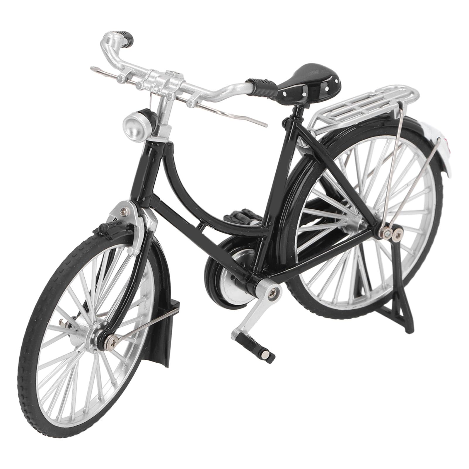 VGEBY Alloy Bike Figurine, Retro Bicycle Model Ornament Vintage Lifelike Decoration Bikes for Collection Decoration Finger Boards & Finger Bikes (Women Black)