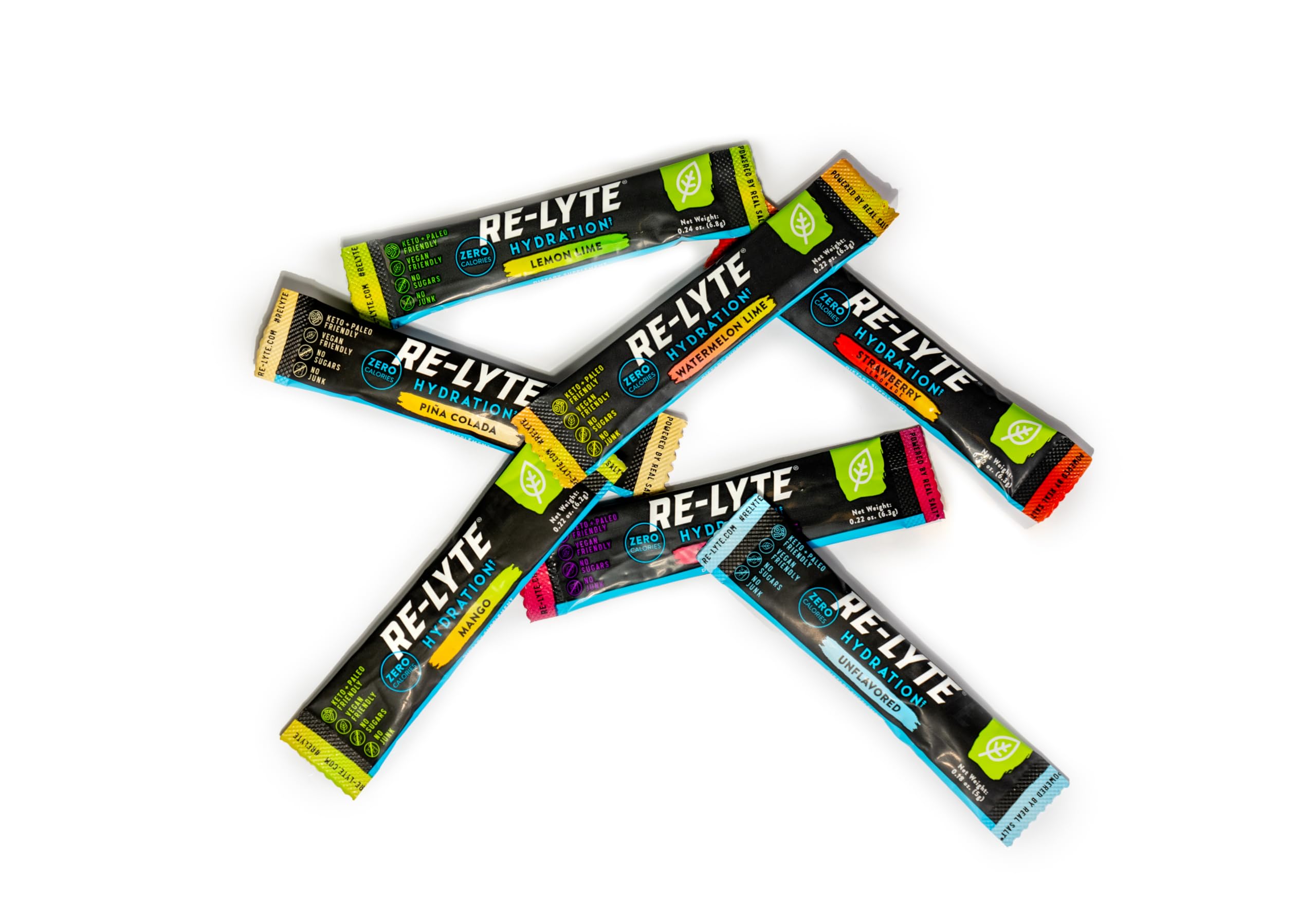 REDMOND Re-Lyte Hydration Electrolyte Powder Drink Mix Variety (7 Stick Packs)