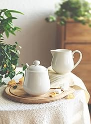 Sweese 12 Ounce Porcelain Sugar and Creamer