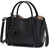 Small Crossbody Purse for Women, Faux Leather Mini Handbag with Top Handle and Adjustable Strap, Elegant Shoulder Bag