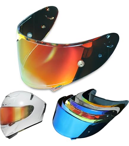 Anti-Scratch CWR-F CWR-1 Pinlock Visor Shield for Shoei X-14 X-Spirit III Series, RF-1200 and RF-SR (Red Spectra) : Automotive