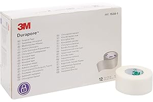 3M Durapore Surgical Tape 1" x 10 yd Box: 12