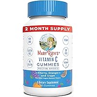 Vegan Vitamin C Gummies by MaryRuth's | 2 Month Supply | Great Tasting Plant-Based Formula Supports Immune Function…