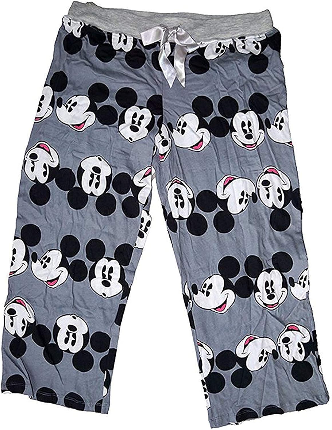 Amazon.com: Disney Classic Mickey Mouse Womens Pajama Pants - Mickey Head Print - Grey: Clothing