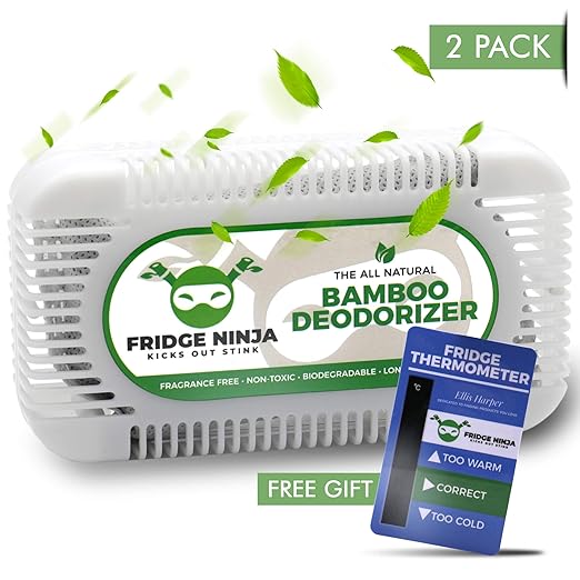 Ellis Harper Natural Odour Absorber Bamboo Charcoal Fridge Purifier and