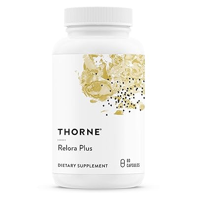 Thorne Research - Relora Plus - Proprietary Blend of Plant Extracts with B Vitamins - Helps Reduce Stress-Related Eating - 60 Capsules