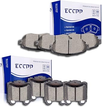 Amazon Com Brake Pads Eccpp 8pcs Ceramic Disc Brake Kits Fit For 1998 2005 Lexus Gs300 1998 2000 Lexus Gs400 2001 2005 Lexus Gs430 2001 2005 Lexus Is300 2002 2010 Lexus Sc430 Automotive
