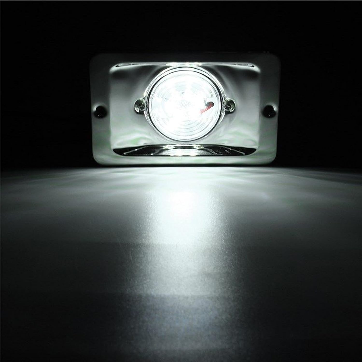 TOTAL MARINE Pac Trade Boat LED Transom Stern Light Stainless Steel 304 Splash Proof Flush Mount