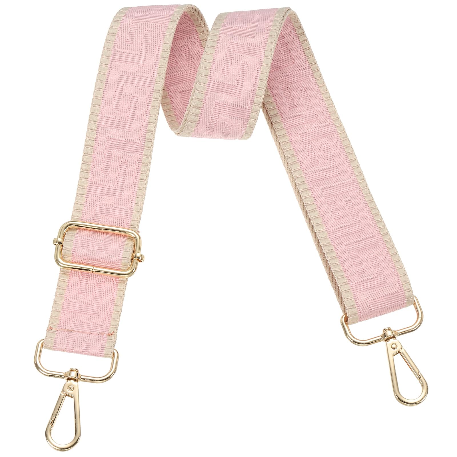 Photo 1 of PATIKIL Purse Strap, Adjustable Crossbody Bag Straps Wide Shoulder Strap Universal Replacement Shoulder Bag Belt for Women's Handbags Canvas Satchels Bag Backpack, Light Pink