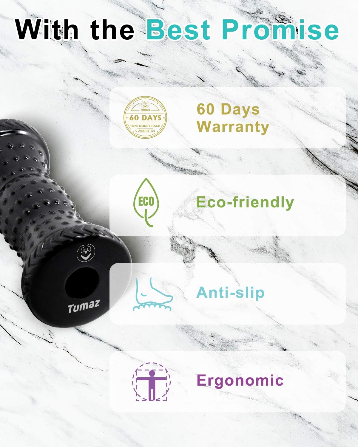 Tumaz Foot Roller, Ergonomic Designed Plantar Fasciitis Massage Roller for Relieving Plantar Fasciitis, Foot Arch Pain, Myofascial Pain Syndrome: Health & Personal Care