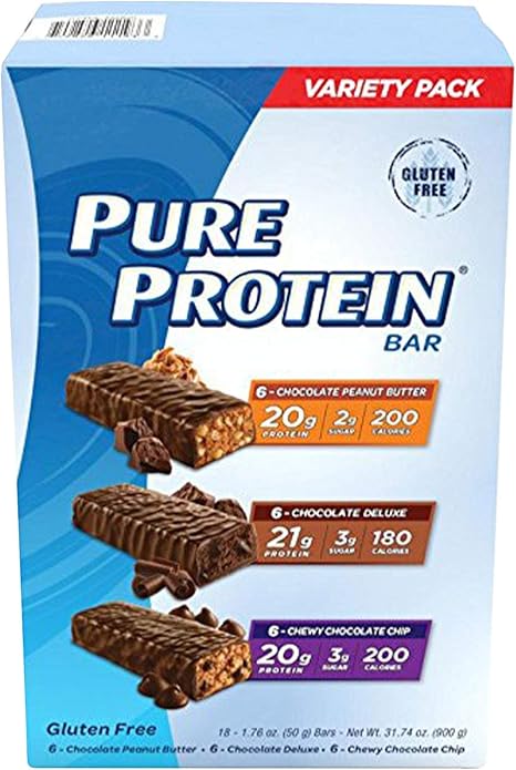 Amazon Com Pure Protein Bars High Protein Nutritious Snacks To