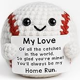 TKGIFTHOT Valentines Gifts for Him Her Boyfriend Girlfriend Crochet Baseball Gifts for Birthday Anniversary Valentines Day Romantic I Love You Gift for Husband or Wife