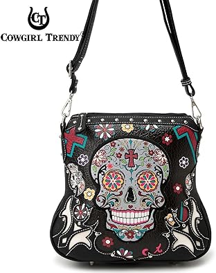 betsey johnson sugar skull purse