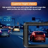 ORSKEY Dash Cam Front and Rear 1080P 170° Dual Lens with SD Card Included view 3